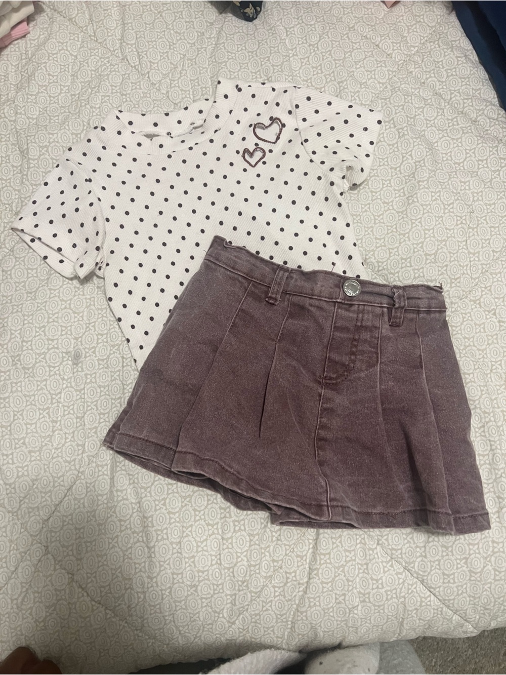 NEW YORK KIDS Mauve Elastic Waist Pants